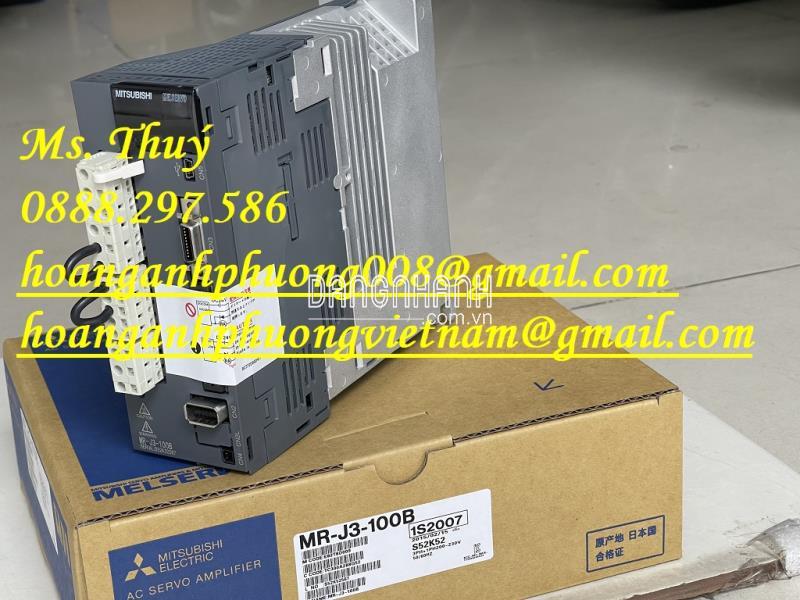  Mitsubishi MR-J3-100B 1kW 220V - Bộ điều khiển - Japan