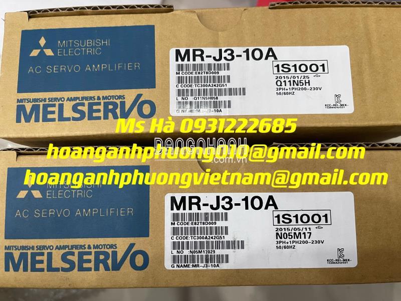 Servo 0.1kW chính hãng mitsubishi MR-J3-10A giá rẻ 