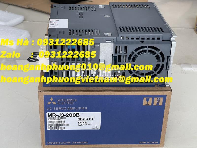 Chính hãng dòng J3 series MR-J3-200B amplifier mitsubishi