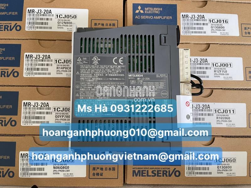 MR-J3-20A mitsubishi - Servo J3 series - Bộ điều khiển động cơ 