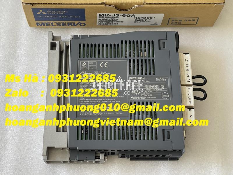 MR-J3-60A, mitsubishi, Bộ điều khiển 600W, chính hãng 