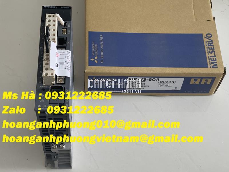 Amplifier dòng J3 chính hãng Mitsubishi MR-J3-60A giá rẻ 