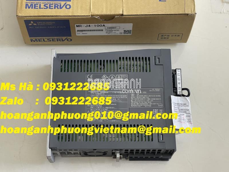 Cần bán dòng servo 100W Mitsubishi nhập khẩu MR-J4-100A 