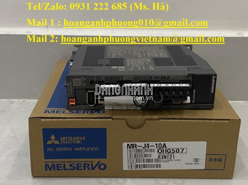 Amplifier MR-J4-10A mitsubishi - hàng servo chất lượng - uy tín 