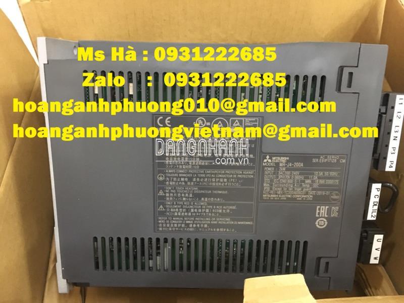 Bộ điều khiển động cơ J4 series mitsubishi MR-J4-200A