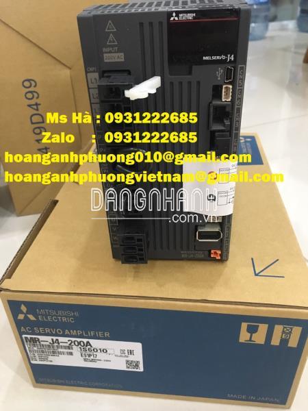 Bộ điều khiển động cơ J4 series mitsubishi MR-J4-200A