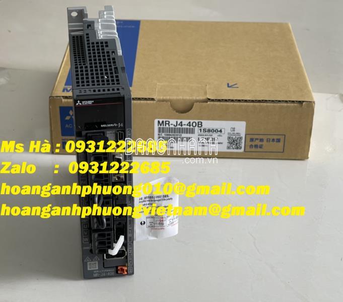 Bộ servo điều khiển giá tốt MR-J4-40B mitsubishi 400W