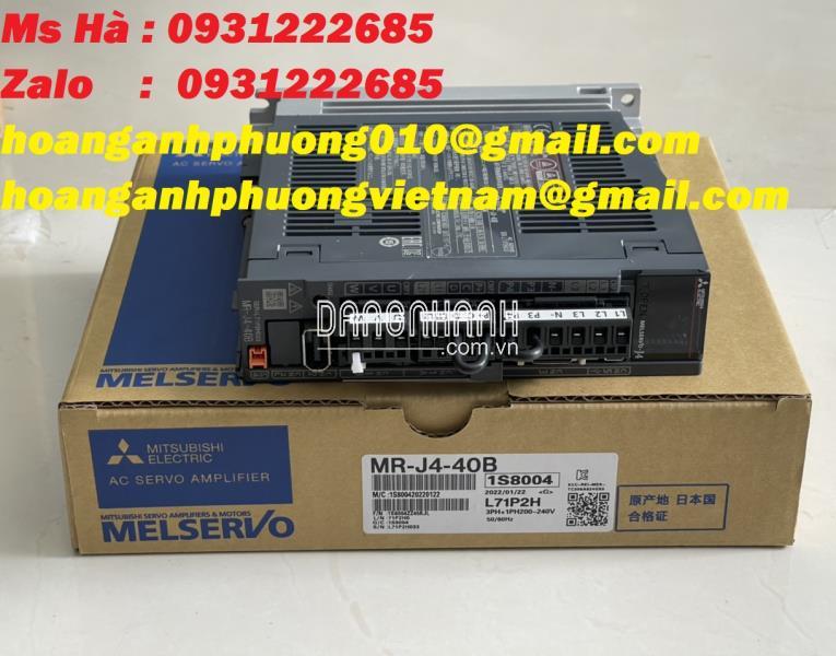 Bộ servo điều khiển giá tốt MR-J4-40B mitsubishi 400W