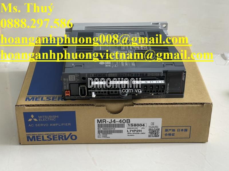 Mitsubishi - Servo Driver MR-J4-40B - New - Japan