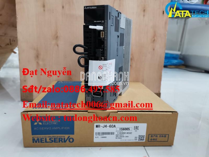 Driver MR-J4-60A chính hãng Mitsubishi Electronic hiệu quả - công ty Natatech 