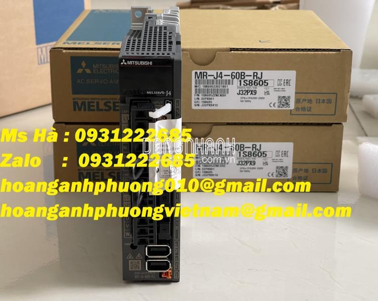 Mitsubishi - nhập hàng mới - Bộ điều khiển servo MR-J4-60B-RJ  