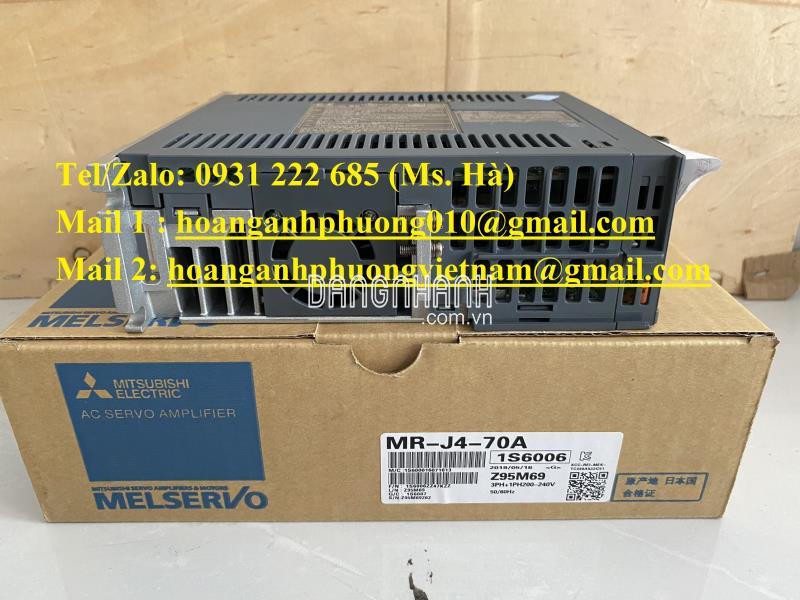 Bộ servo giá tốt toàn quốc MR-J4-70A hãng mitsubishi 