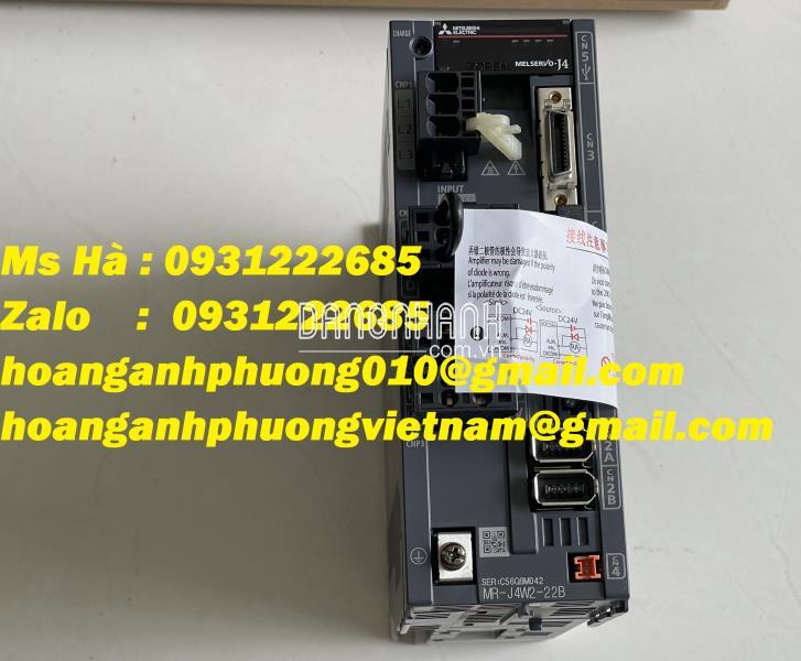 Bình Dương - Chuyên bán dòng servo mitsubishi MR-J4W2-22B 
