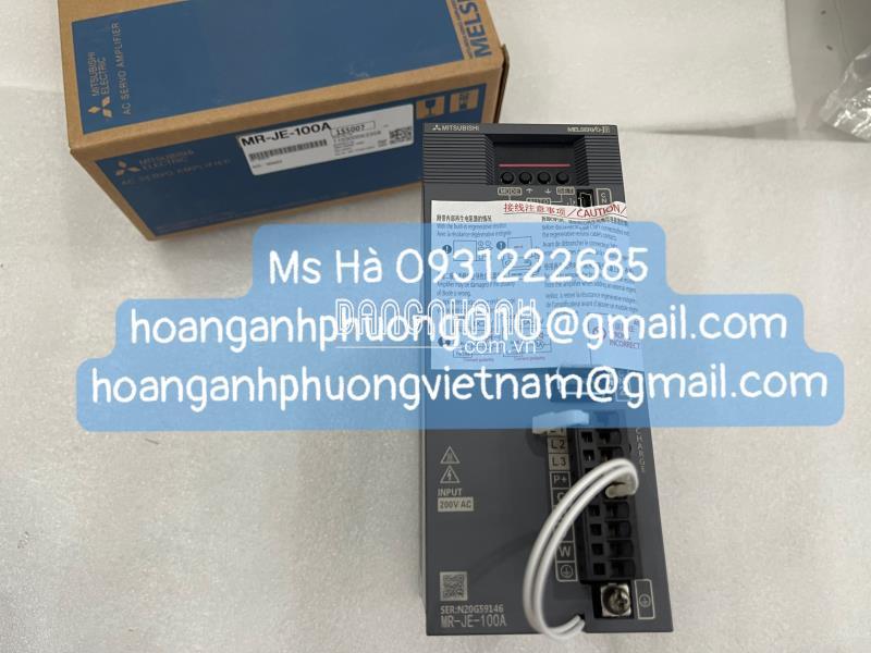 MR-JE-100A | động cơ 1kW mitsubishi | Hoàng Anh Phương 