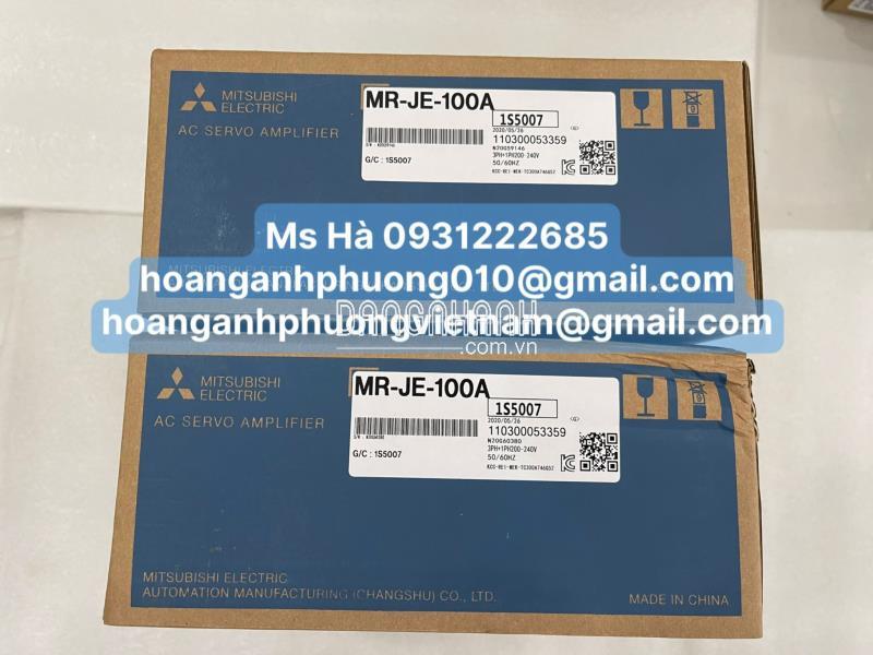 MR-JE-100A | động cơ 1kW mitsubishi | Hoàng Anh Phương 