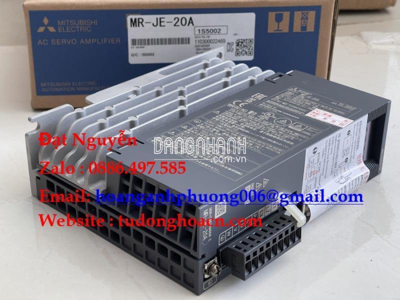 MR-JE-20A bộ điều khiển driver 200W amplifer Mitsubishi