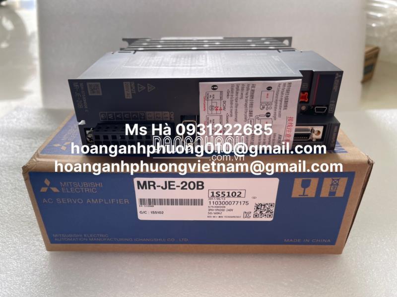 Mitsubishi MR-JE-20B bộ điều khiển động cơ servo - MR-JE series