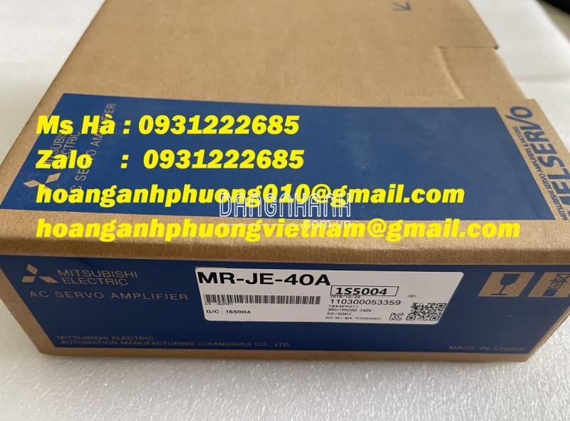  Bán hàng mới mitsubishi MR-JE-40A dòng điều khiển servo 