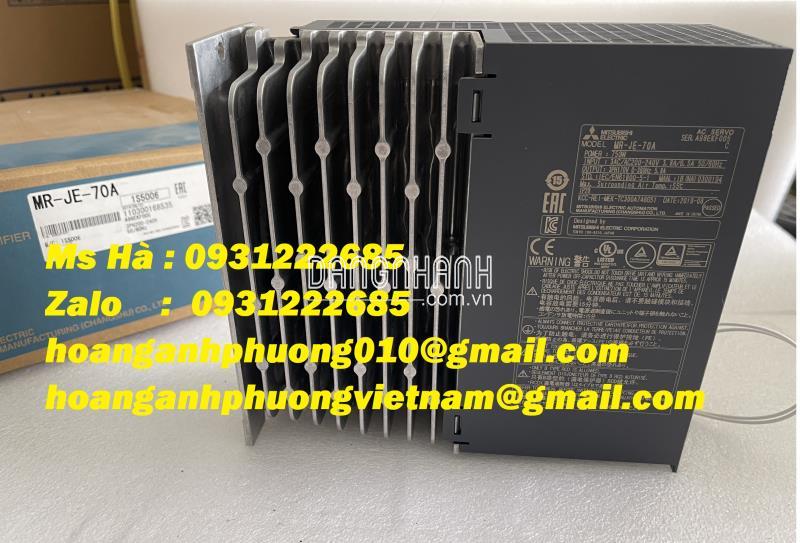 Điện công nghiệp chính hãng | MR-JE-70A mitsubishi | servo driver