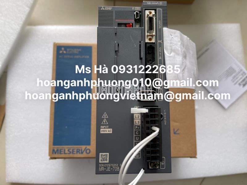 Ac servo MR-JE-70B amplifier mitsubishi hàng nhập giá tốt 