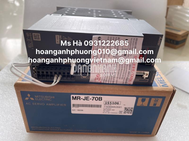 Ac servo MR-JE-70B amplifier mitsubishi hàng nhập giá tốt 