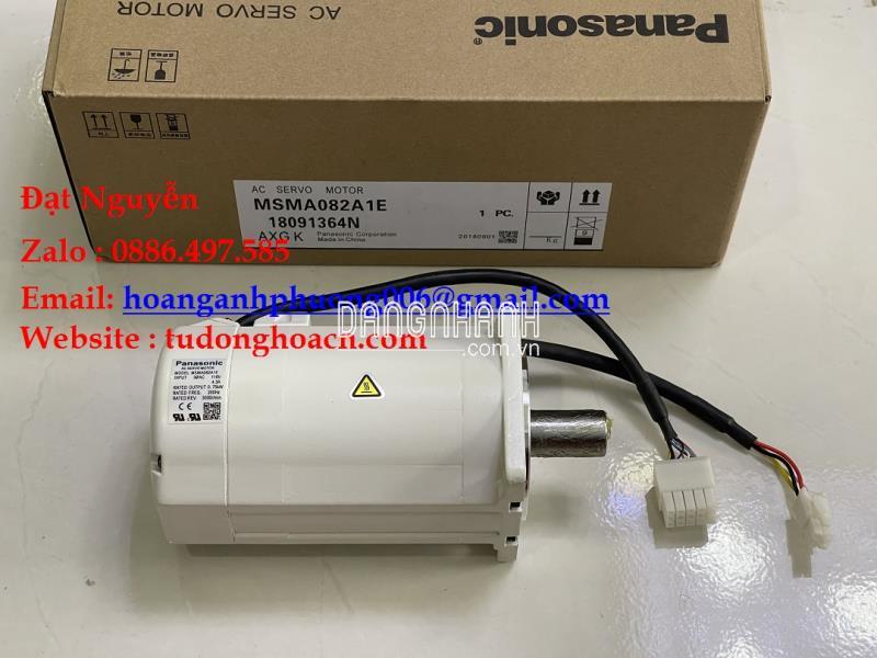 MSMA082A1E bộ động cơ servo công suất 0.75KW panasonic