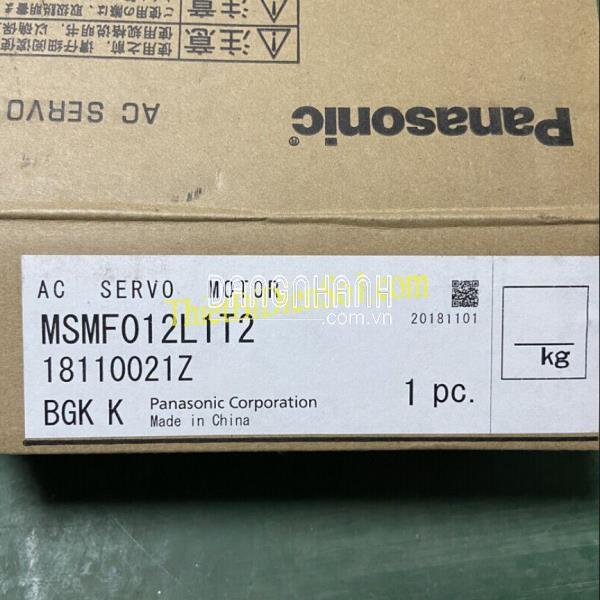 Servo motor Panasonic MSMF012L1T2 -Cty Thiết Bị Điện Số 1