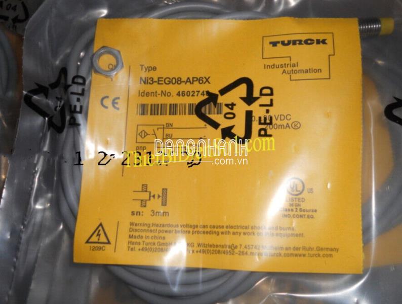 Cảm biến tiệm cận Turck NI5-G12-AN6X -Cty Thiết Bị Điện Số 1
