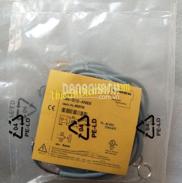 Cảm biến tiệm cận Turck NI5-G12-AN6X -Cty Thiết Bị Điện Số 1