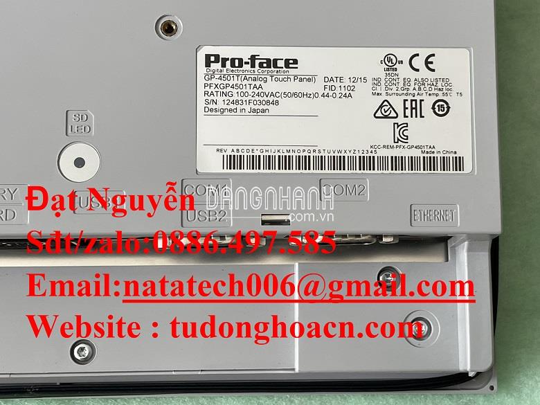 PFXGP4501TAA bộ màn hình HMI mới bảo hành 1 năm tiêu chuẩn Proface 