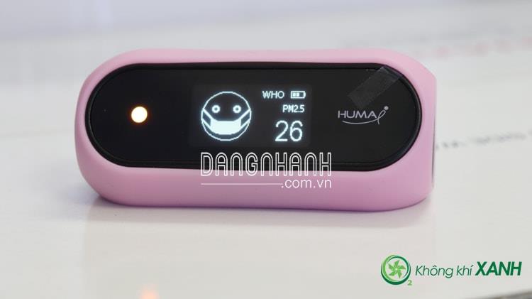 Phụ kiện thiết bị đo chất lượng không khí Huma-i màu hồng
