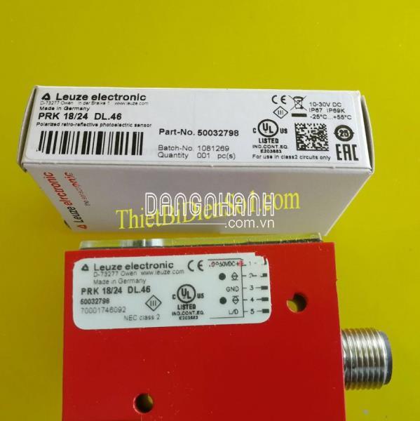 Cảm biến quang Leuze PRK 18/24 DL.46 50032798 -Cty Thiết Bị Điện Số 1