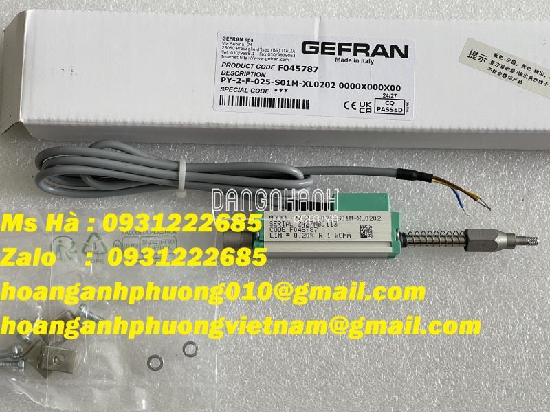 Cảm biến PY sêri PY-2-F-025-S01M-XL0202 Gefran - sensor vị trí 