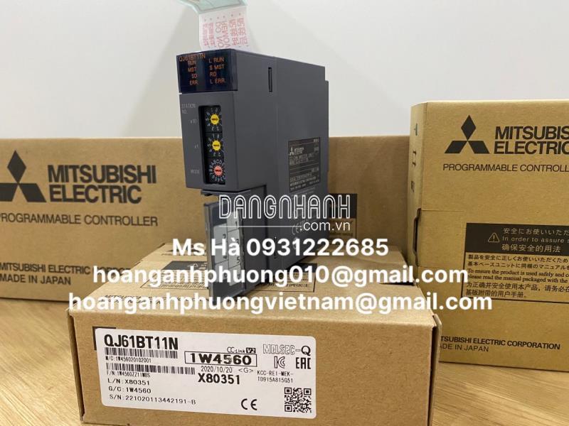 Mô đun CC-Link Ver.2 dòng mitsubishi QJ61BT11N mới 100%