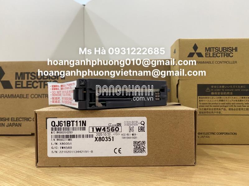 Mô đun CC-Link Ver.2 dòng mitsubishi QJ61BT11N mới 100%