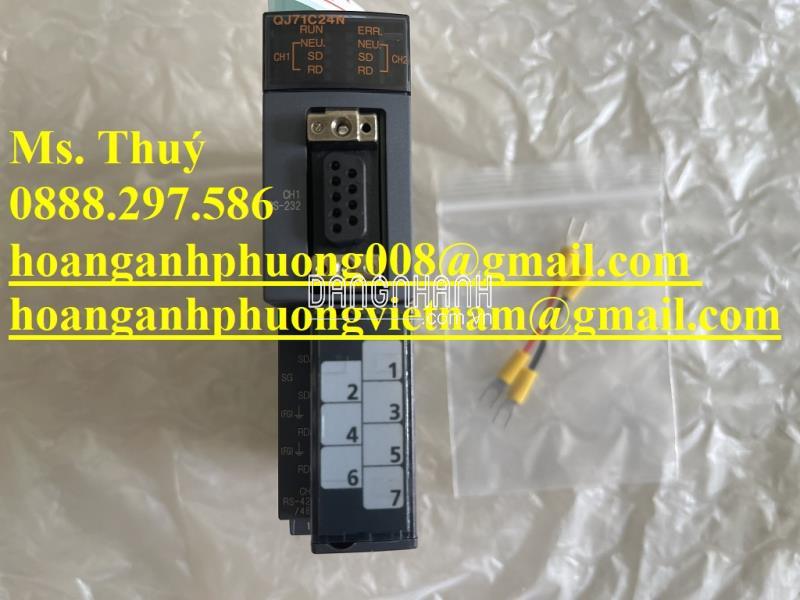 Mitsubishi QJ71C24N - New 100% - Module chính hãng