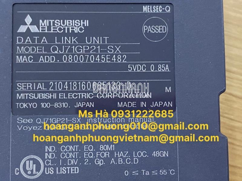 QJ71GP21-SX | chính hãng | mitsubishi Mô đun mạng CC-Link IE 