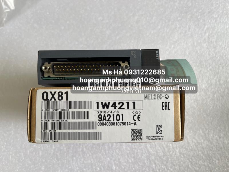 QX81 - PLC nhập khẩu - Mô đun ngõ vào mitsubishi 