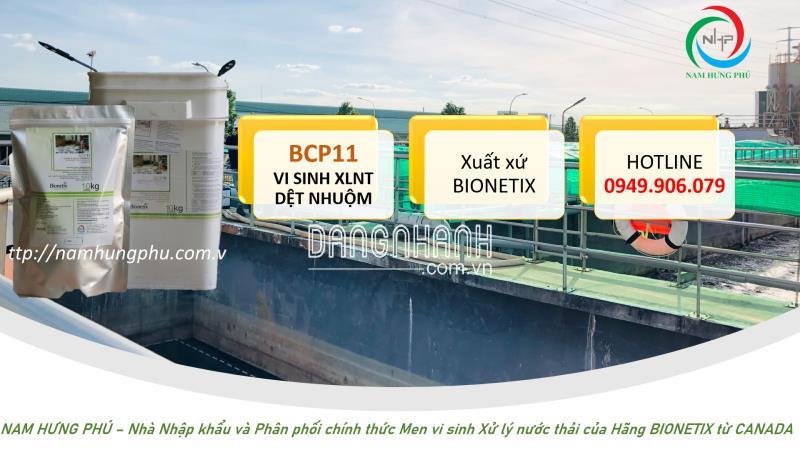 BCP11 Vi sinh hiếu khí xử lý nước thải dệt nhuộm (0949906079)