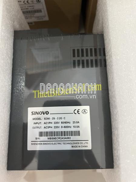 Biến tần Sinovo SD90-2S-2.2GC -Cty Thiết Bị Điện Số 1