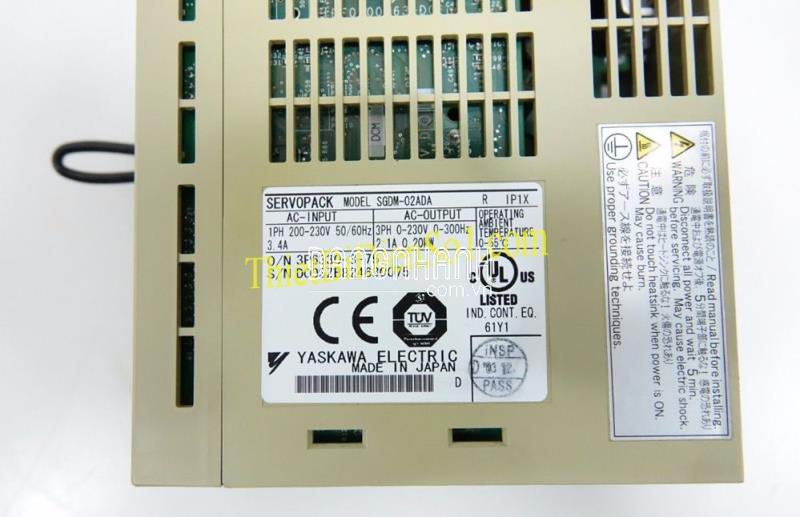 Servo driver Yaskawa SGDM-02ADA -Cty Thiết Bị Điện Số 1