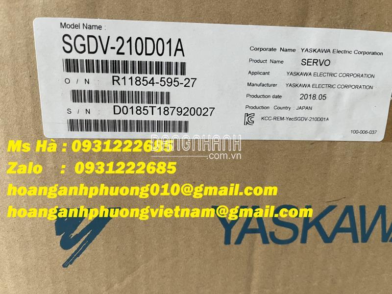 SGDV-210D01A | yaskawa Servo driver | hàng nhập khẩu