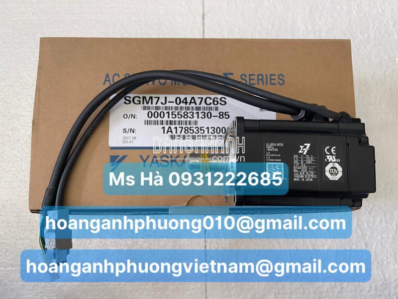 Động cơ hàng mới SGM7J-04A7C6S yaskawa 400W