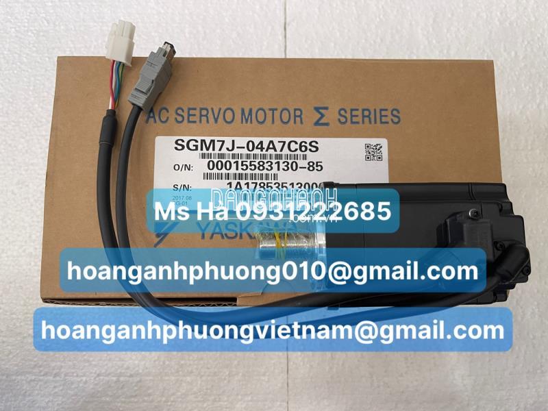 Hiệu suất vượt trội dòng động cơ SGM7J-04A7C6S Yaskawa 