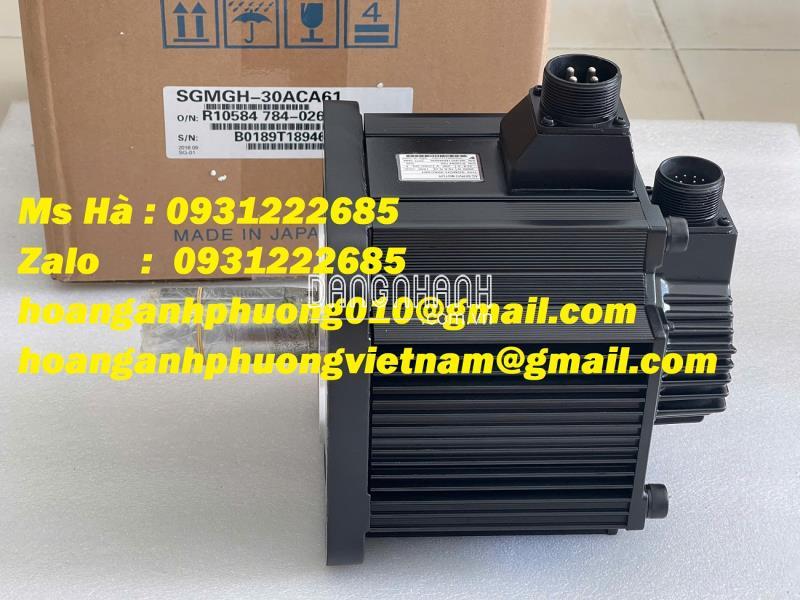 Bộ Yaskawa SGMGH-30ACA61 nhập trực tiếp - servo motor 