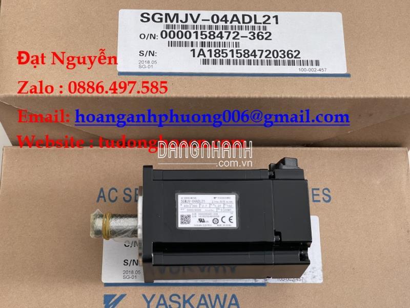 SGMJV-04ADL21 động cơ 0.4 kw chính hãng Yaskawa - mới bảo hành 1 năm