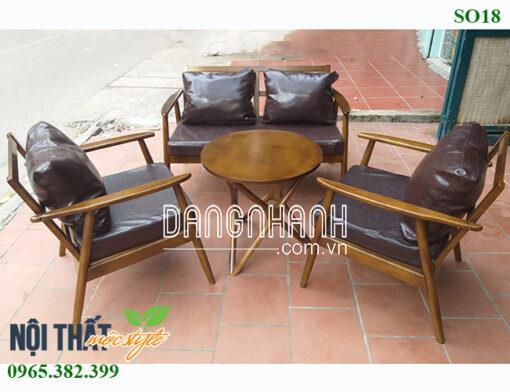 Bàn ghế sofa cafe SO18 Rẻ-Đẹp-Sang