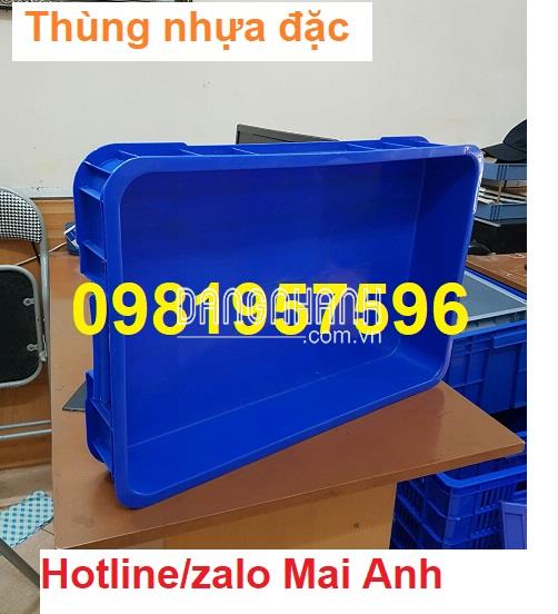 Thùng nhựa đặc cao 10 cm, sóng bít công nghiệp, sóng nhựa công nghiệp