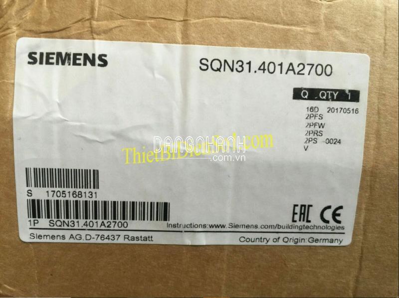 Bộ truyền động Siemens SQN31.401A2700 -Cty Thiết Bị Điện Số 1