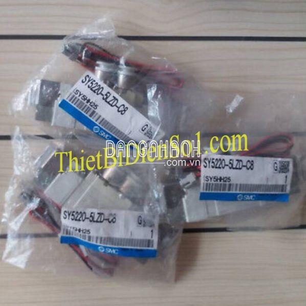 Van điện từ SMC SY5220-5LZD-C8 -Cty Thiết Bị Điện Số 1